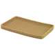 Tablett eckig, beige, 60x40x5 cm