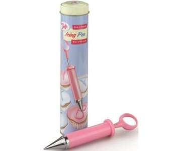 Retro Glasierstift mit Schreibaufsatz in Dose