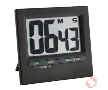 TFA Timer digital schwarz