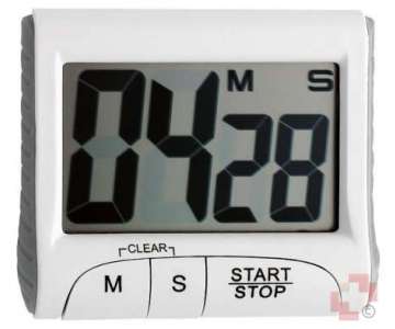 TFA Timer mit Stoppuhr weiss