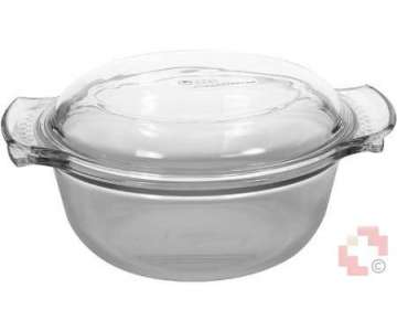 Pyrex Kasserolle rund mit Deckel