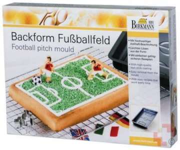 Birkmann Backform Fussballfeld 30x22cm