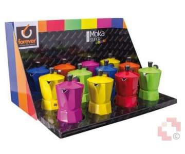 Forever Display Moka Colori 6 Tassen