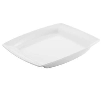 Buffet Servierplatte, 32.5x26.5x3.8 cm, weiss