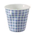 Espresso Knitterbecher 8 cl, weiss blau