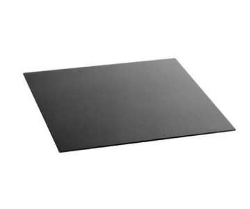 Glasplatte 50x50x0,4cm, schwarz