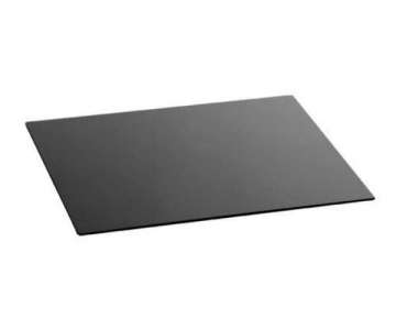 Glasplatte 42x34x0,4cm, schwarz