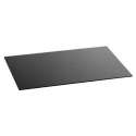 Glasplatte 53x32,5x0,4cm (1/1 GN), schwarz