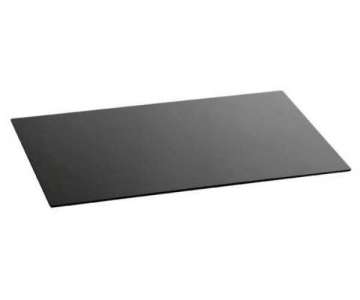 Glasplatte 53x32,5x0,4cm (1/1 GN), schwarz