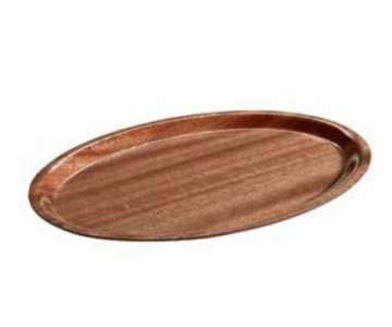 Woodform Tablett oval, 26,5x20cm,rutschfestest