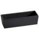 Besteckbox Melamin 16x6x4,5cm, mattschwarz