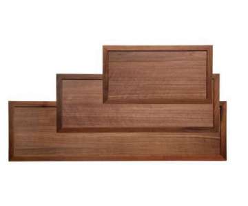 Holztablett MODUL, 47,5x25,5x3,1cm, walnuss