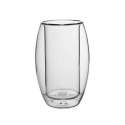 Glasbecher 0,25L, D:8,5cm, H:13cm, doppelwandig