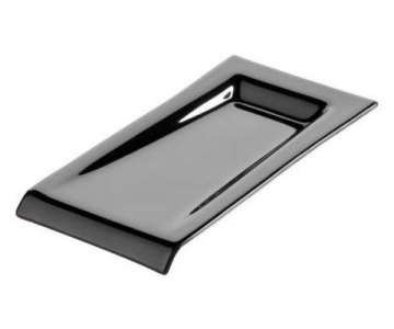 Glasteller MODUL 22,5x11cm, tiefschwarz