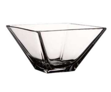 Glasschale KLARO 0,7L, 14x14x8cm