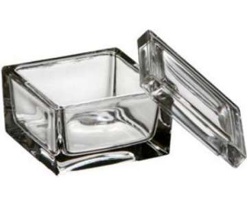 Glas-Box 7x7x3,9cm, Inh:0,1L