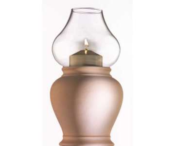 Tischlampe Amphora klar sand h: 19.5 cm