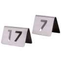 Tischnummernschild 37-48 mit ausgestanzten Ziffern