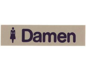 Wortschild DAMEN