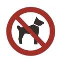 Schild HUNDEVERBOT 10 cm