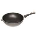 Wok  28 cm, H: 11 cm mit Stiel