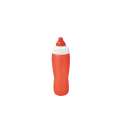 Squeeze Flasche 81 cl, rot/weiss