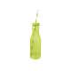 Soda Flasche m. Trinkhalm 70 cl, kiwi/weiss