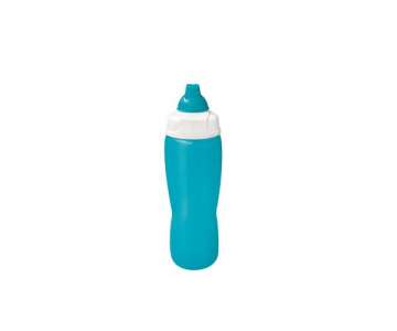 Squeeze Flasche 81 cl, aquablau/weiss