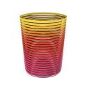 Swirl Becher Regenbogen warm, gross 15x20 cm, 2.5 l