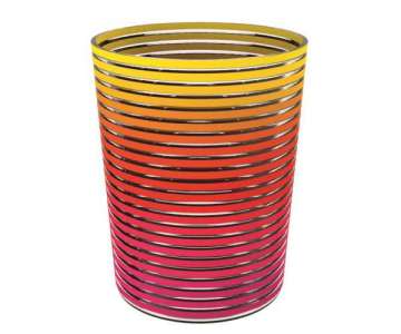 Swirl Becher Regenbogen warm, gross 15x20 cm, 2.5 l