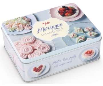 Spritzbeutel Set Meringue m. 1 Aufsatz und Anleitung