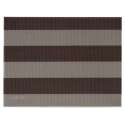 Tischset Stripes, eckig, beige/braun, 32x42 cm