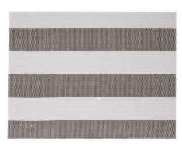 Tischset Stripes, eckig, beige/weiss, 32x42 cm