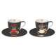 It's coffee time Espresso Obertasse m. Untertasse 90 ml