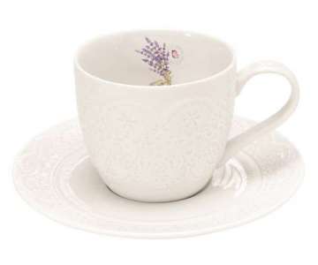 Bouquet de Lavande Tee-Obertasse m. Untertasse, 250 ml