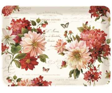 Season Flowers Tablett 47x33 cm