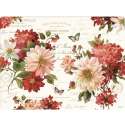 Season Flowers 4er Set Tischset Kork 40x30 cm