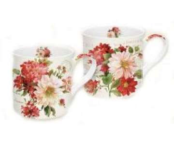 Season Flowers Porzellanbecher 350 ml 2er Set in GB