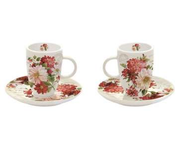 Season Flowers Espressotassen 2er Set 50 ml in GB