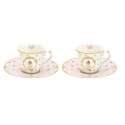 Dots&Cupcakes 2er Espresso Obertasse m. Untertasse, 80 ml