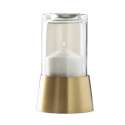 Tischlampe Coco Piccolo Glas klar, messing matt h: 12.5cm