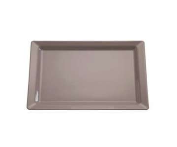 Tablett -PURE-, GN 1/2. 32.5x26.5 cm. H: 3 cm, taupe