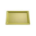 Tablett -PURE-, GN 1/2. 32.5x26.5 cm. H: 3 cm, lemon-grn