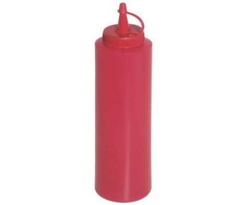 Quetschflasche 0,35l, rot