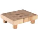 Buffet-Holzblock GN 1/2 aus 5 cm Buchenstirnholz