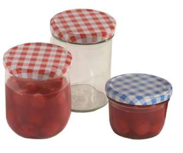 Einkochglas 350 ml mit Deckel, 6-er Set