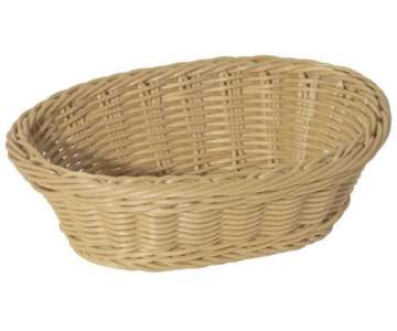 Rattan-Korb, oval 23,5 cm