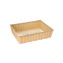 Korb -WICKER-LOOK  39,5 x 29,5 cm, H: 10 cm