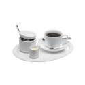 Serviertablett -KAFFEEHAUS  28,5 x 21,5 cm, H: 1,5 cm