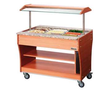 Gastro-Buffet Heisse Theke 3xGN1/1 1210x880x1370mm